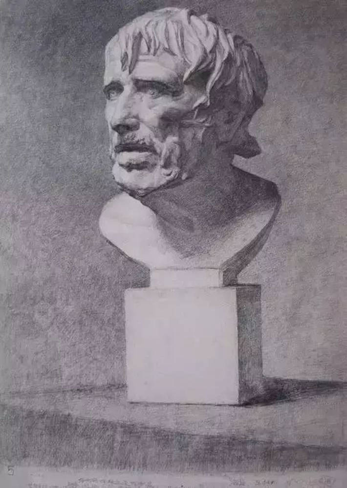 素描作品不会深入？广州画室排名前五画室带你看央美作品怎么画,25
