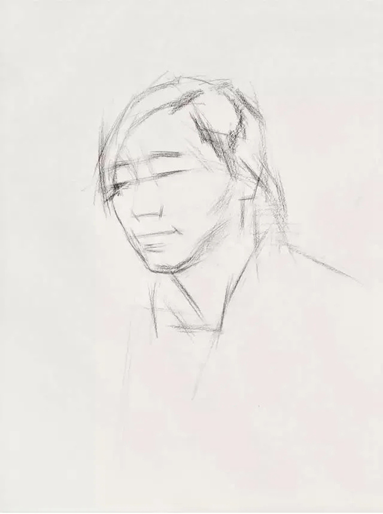 【广州画室基础巩固】女青年头像素描拿分点归纳,04
