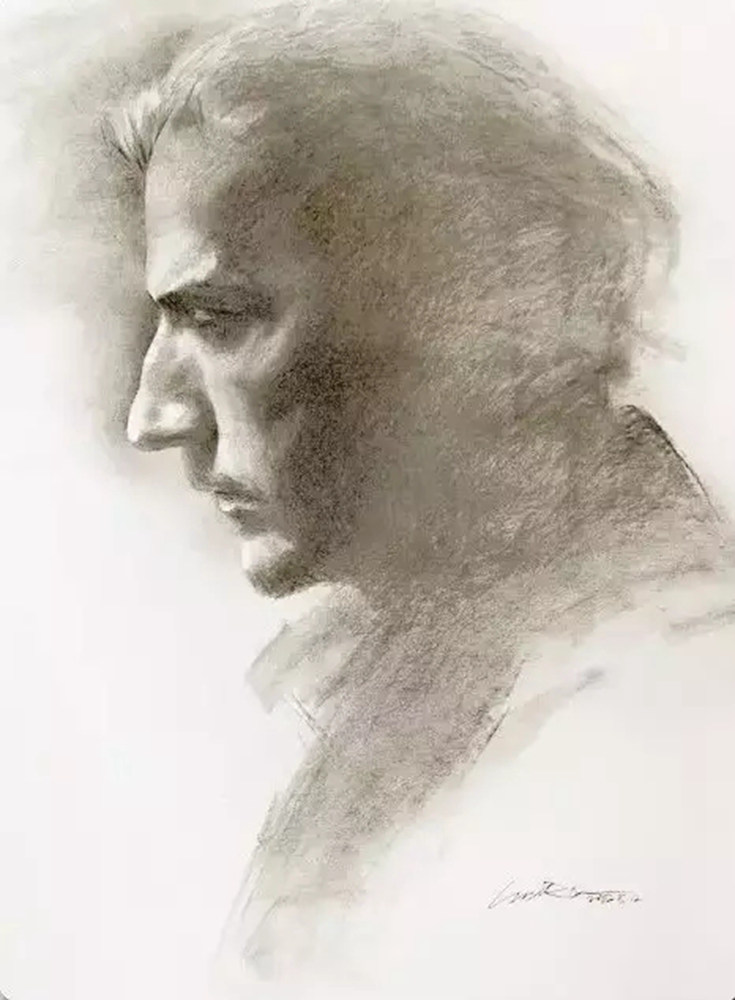 广州画室排名前十画室告诉你好素描不在乎它的风格，要深入人心,02