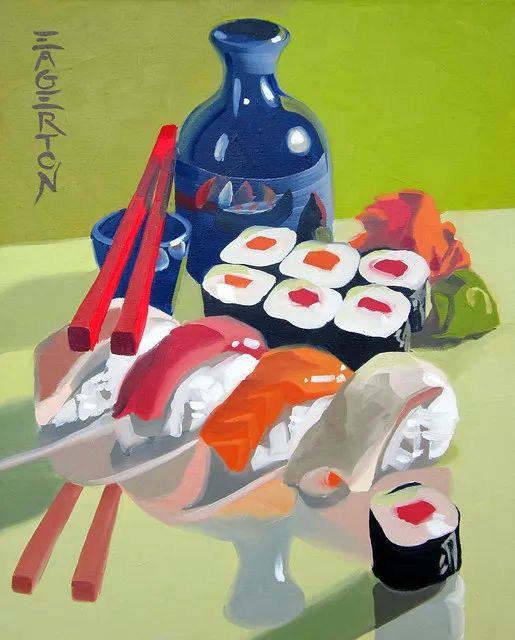 这样通透的色彩静物，短期的目标就它了！广州围墙画室静候佳音！附图11