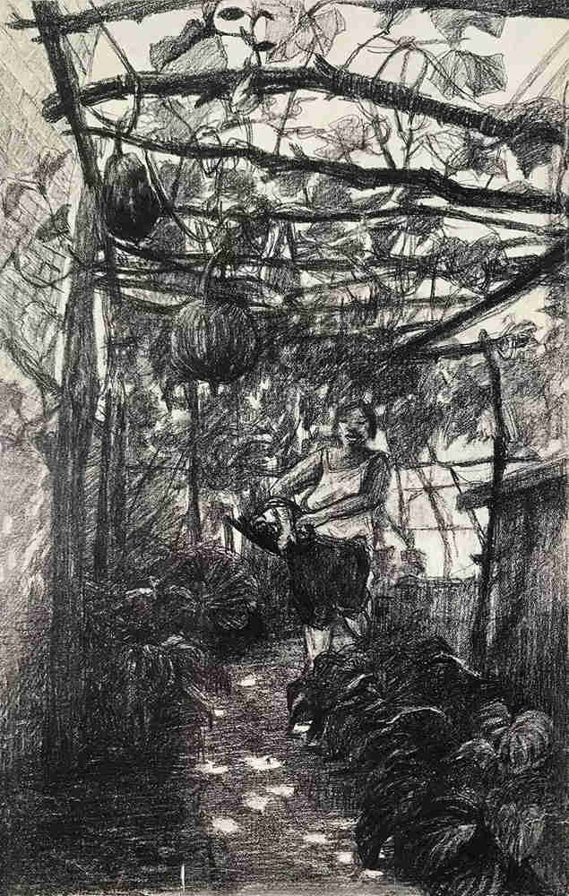 广州前十画室带你看看中央美院附中生活速写中的那些精品,17
