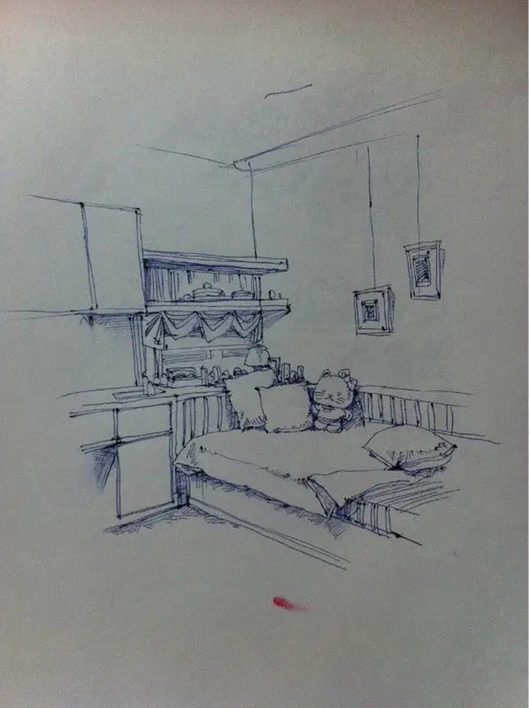 如果你正在学习线描速写，广州艺考画室觉得这52幅作品正合适你,07