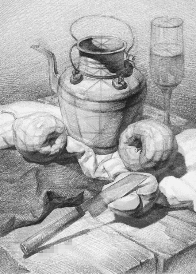 【广州艺考画室入门结构素描】画素描静物之前的必学课程,17