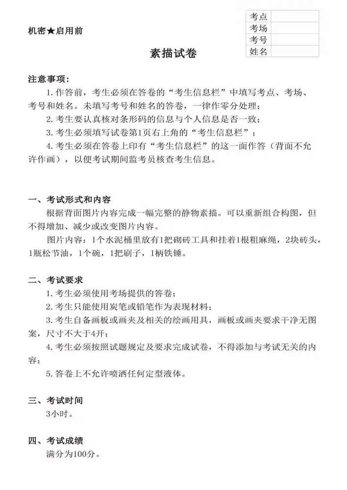 广州十大画室整理|广东模拟考2020届艺成一模高分卷欣赏,19