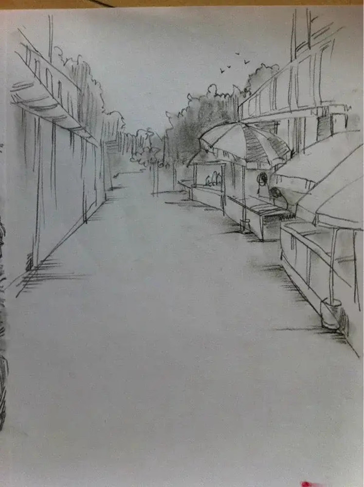 如果你正在学习线描速写，广州艺考画室觉得这52幅作品正合适你,05