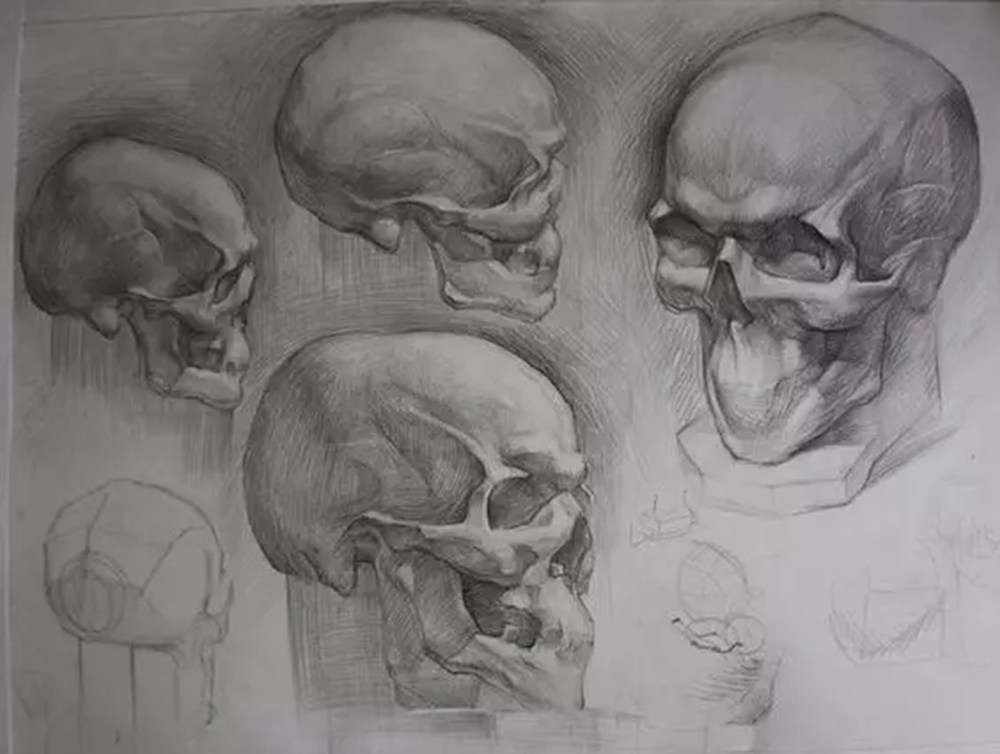 广州画室排名前十画室给你一组适合零基础临摹的素描教程,53