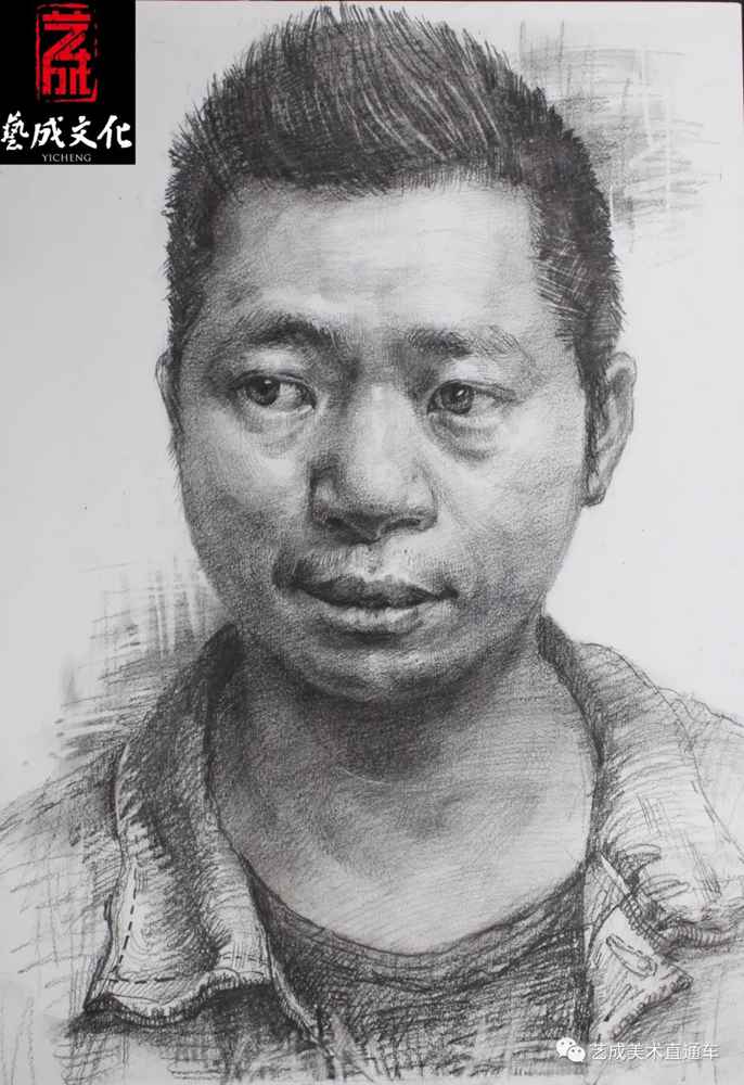 广州美术高考班带大家看看2021届广东艺成二模素描高分卷,56