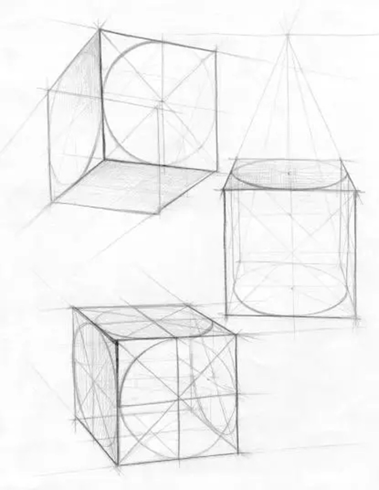 广州画室排名前十画室给你一组适合零基础临摹的素描教程,10