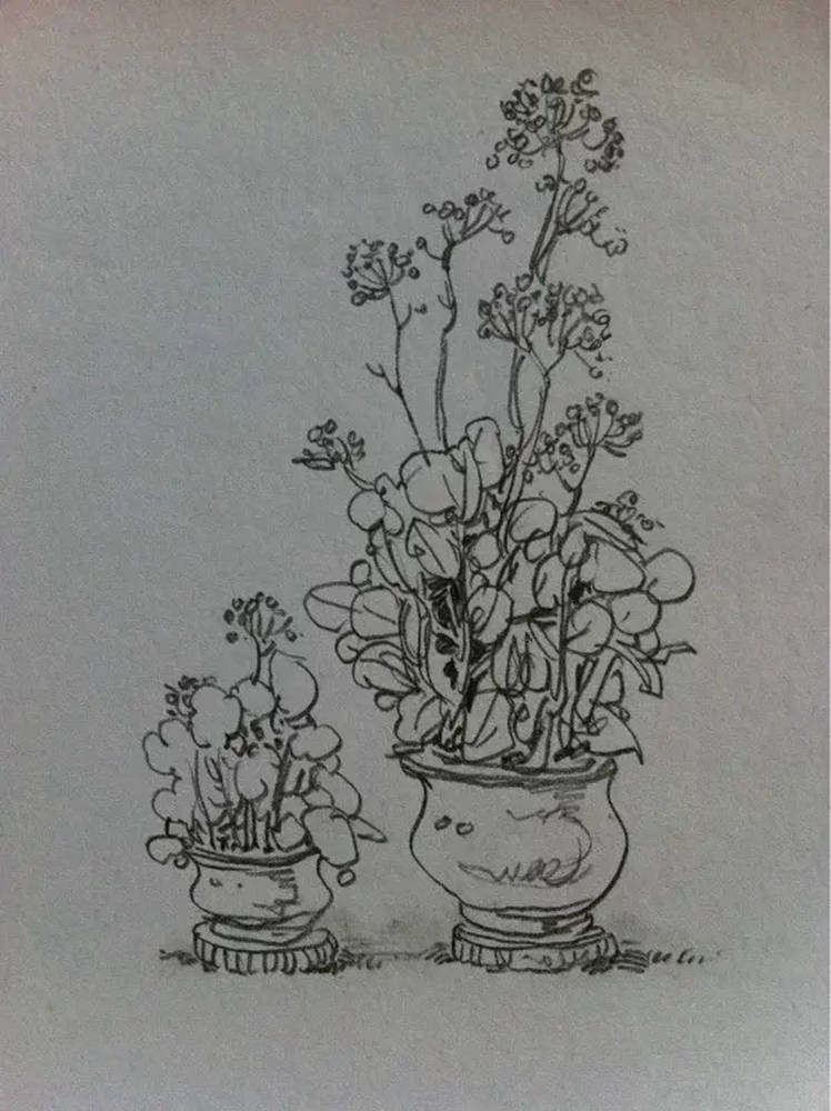 如果你正在学习线描速写，广州艺考画室觉得这52幅作品正合适你,47