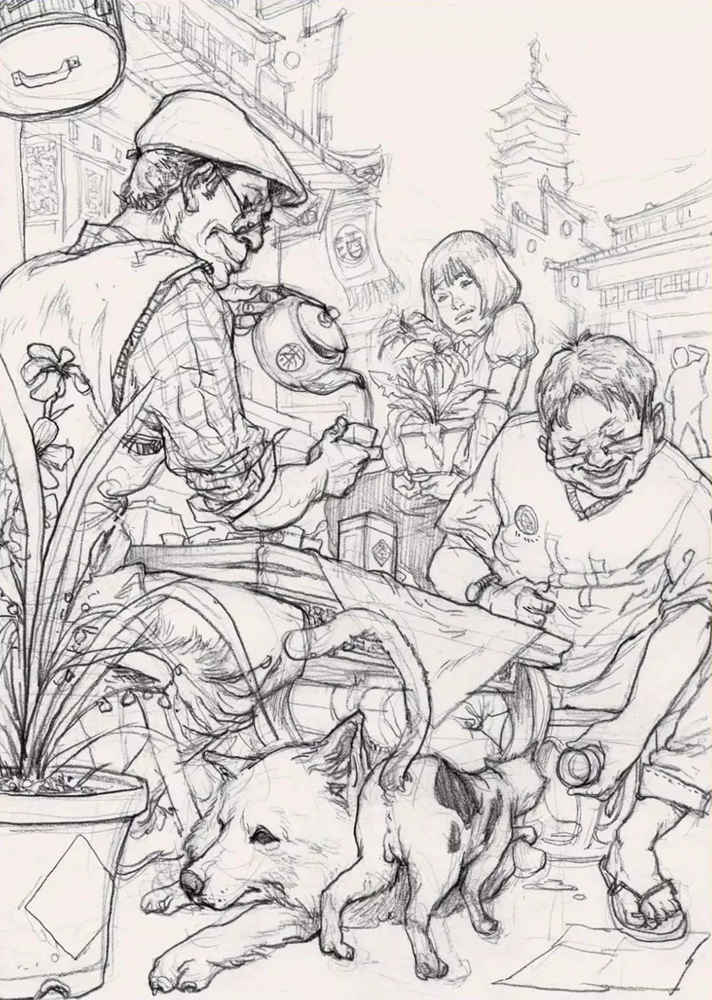 广州画室排名前三画室教你场景速写如何拿高分,10