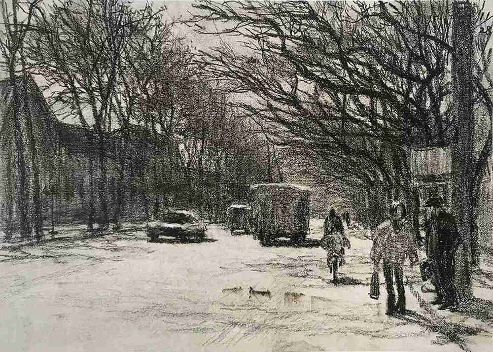 广州前十画室带你看看中央美院附中生活速写中的那些精品,06