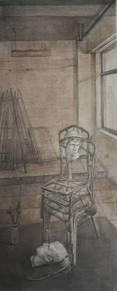 广州画室排名前三画室整理：18年西安美术学院素描留校作品,03