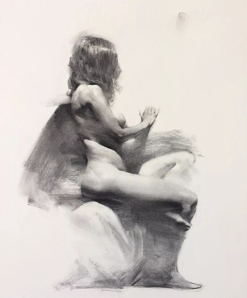 绝妙的炭笔素描，广州画室排名前三画室都炭为观止,54