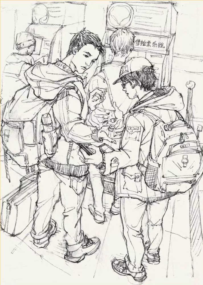 广州画室排名前三画室教你场景速写如何拿高分,13