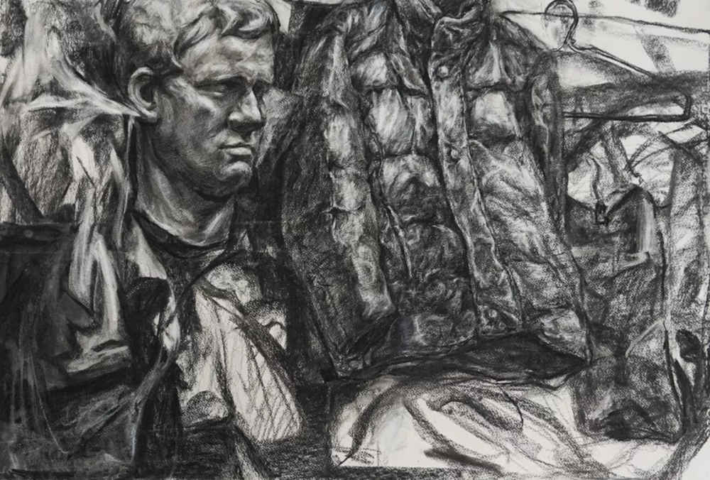 广州画室排名前三画室整理：18年西安美术学院素描留校作品,06