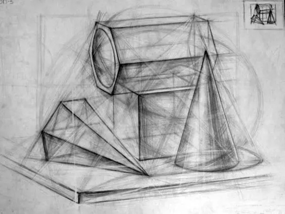 广州画室排名前十画室给你一组适合零基础临摹的素描教程,14