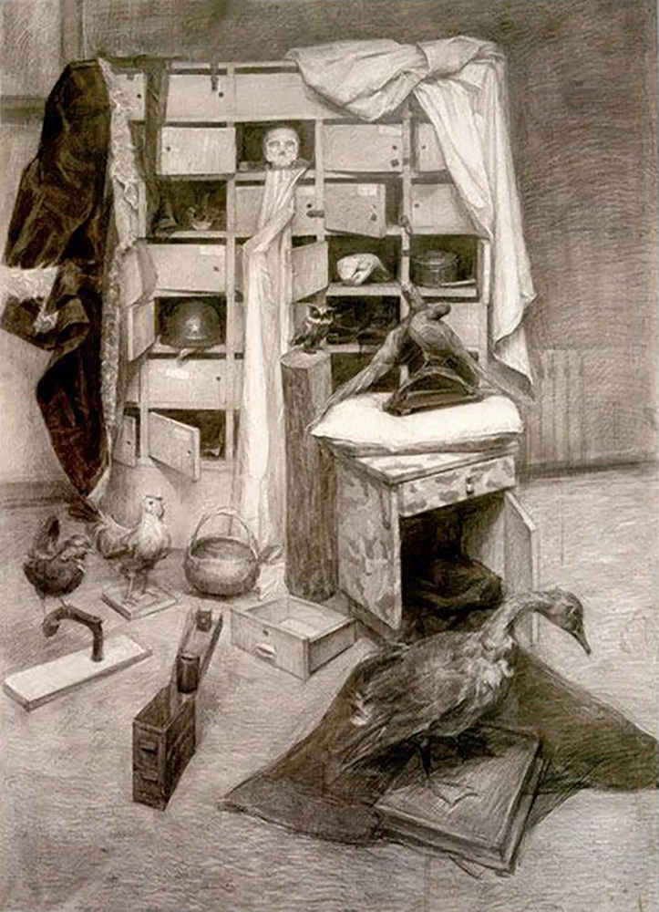 央美长期静物素描精选！广州十大画室老师建议收藏,17