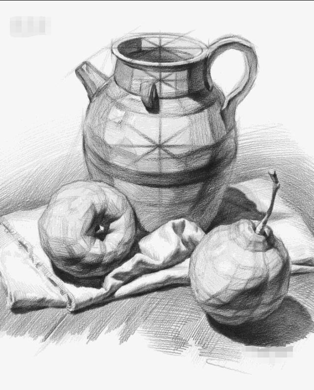 【广州艺考画室入门结构素描】画素描静物之前的必学课程,20