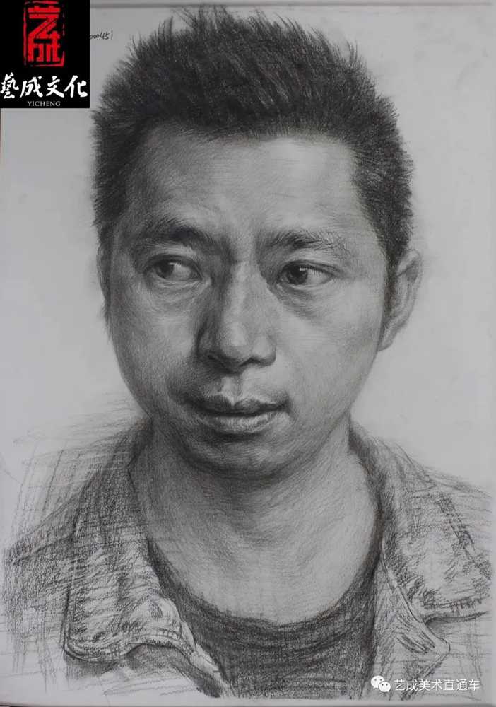 广州美术高考班带大家看看2021届广东艺成二模素描高分卷,16