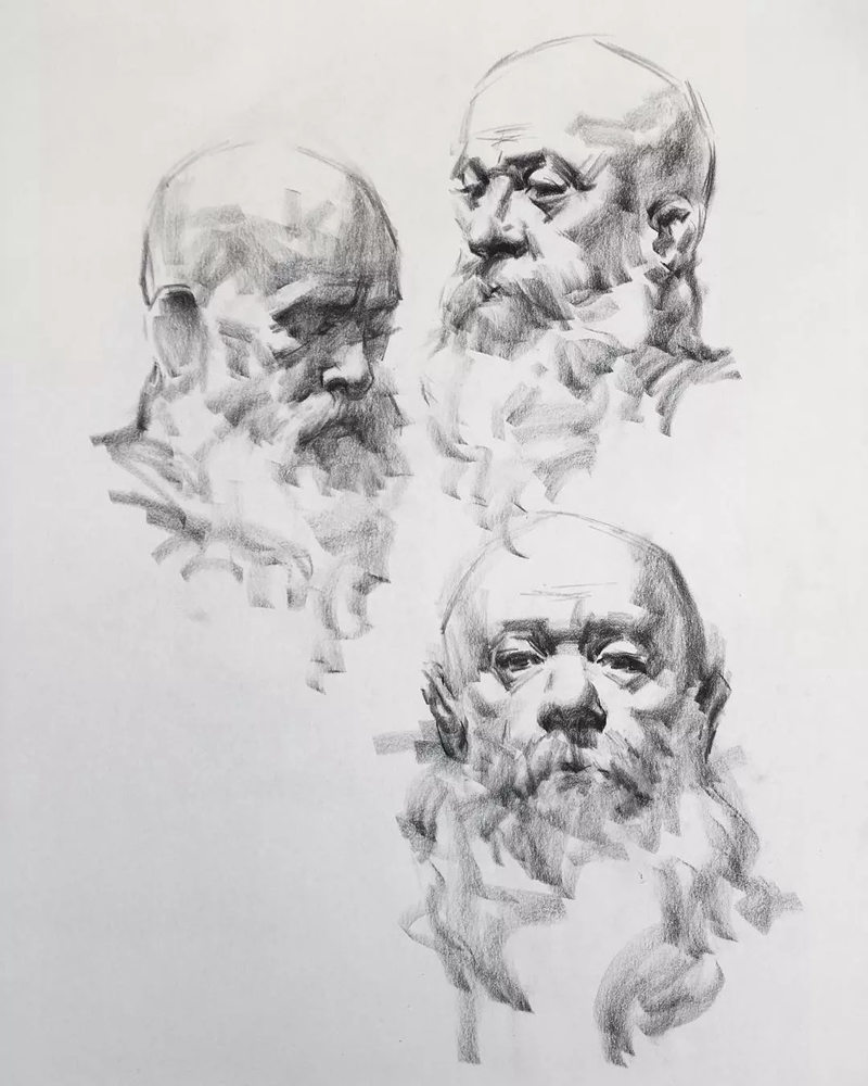 绝妙的炭笔素描，广州画室排名前三画室都炭为观止,34