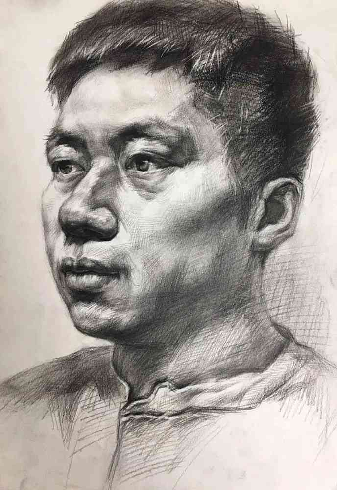 广州十大画室将各省一模素描卷放一起大pk，你找找都有哪些共同特征,09