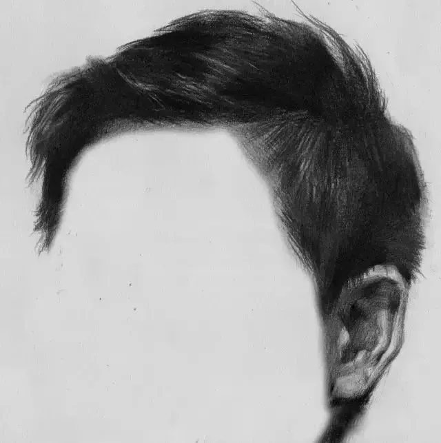  广州画室排名前三画室教你如何让你的素描头发看起来不死板粗糙有质感,12