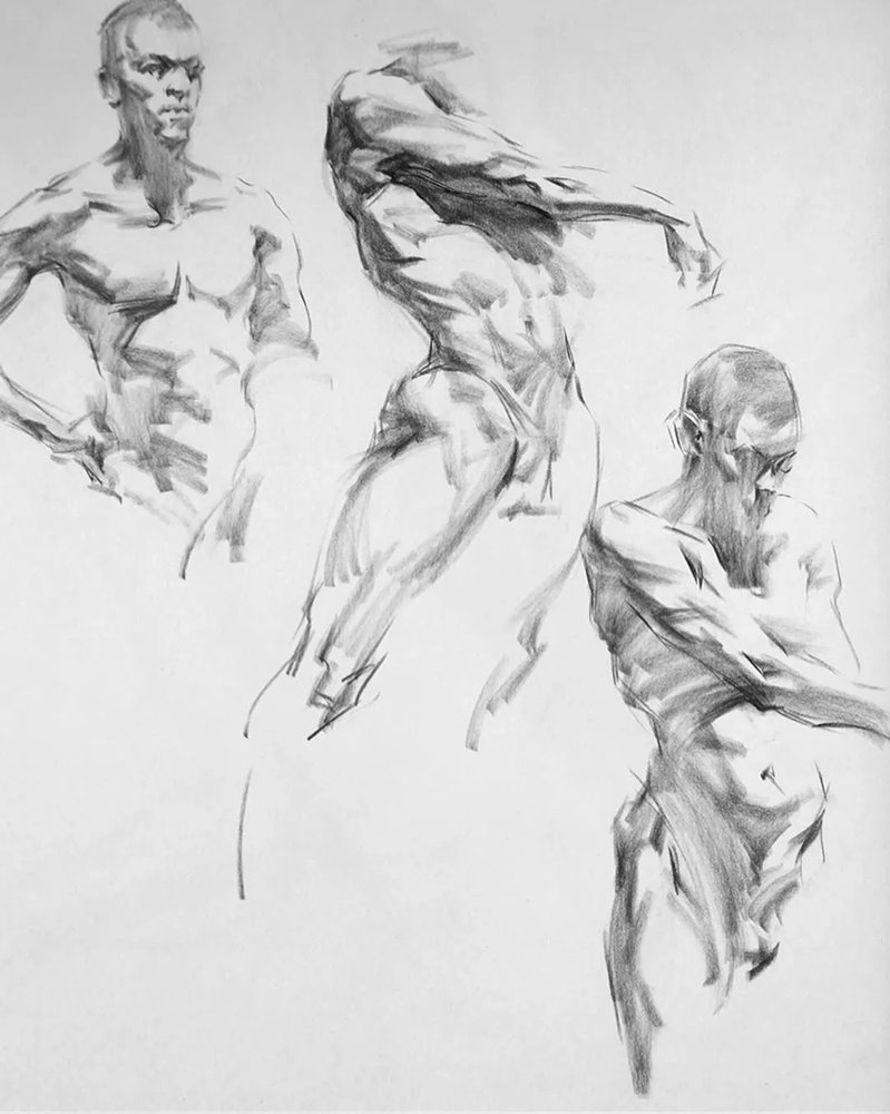 绝妙的炭笔素描，广州画室排名前三画室都炭为观止,24