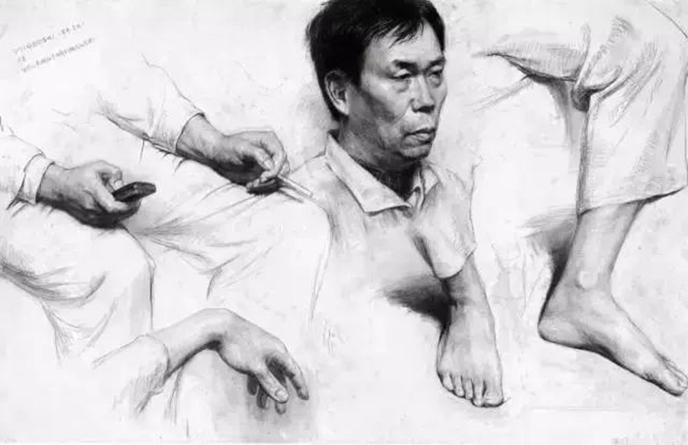 素描作品不会深入？广州画室排名前五画室带你看央美作品怎么画,47
