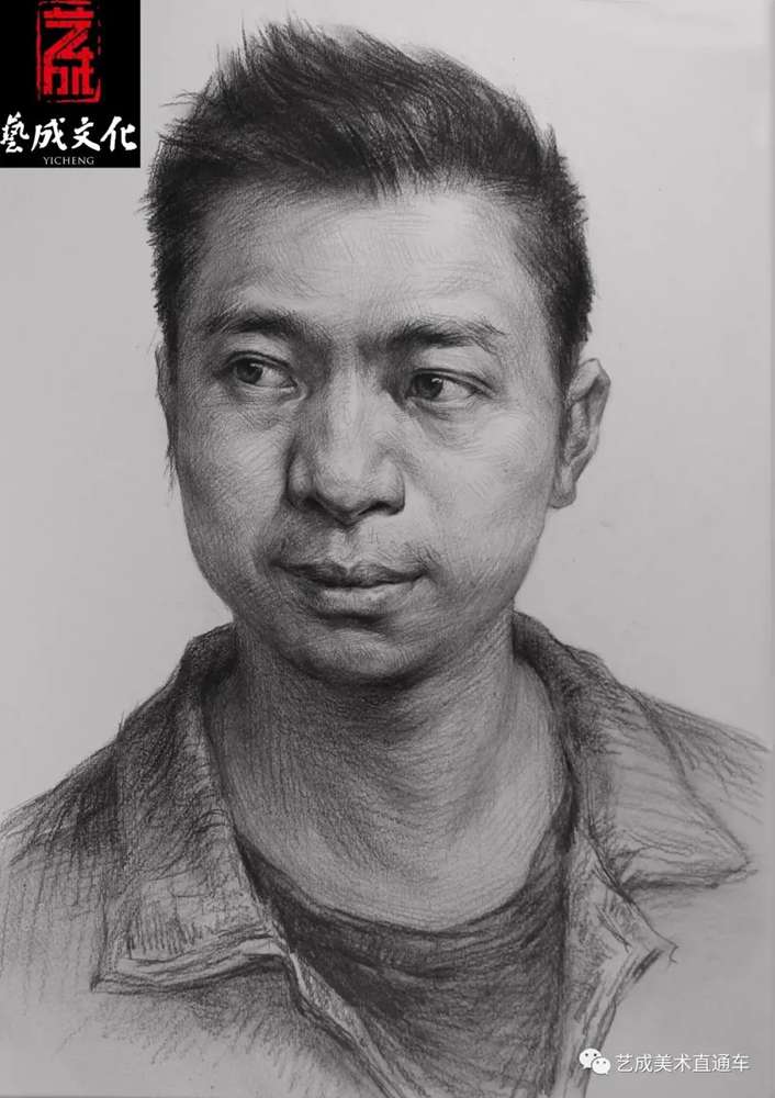 广州美术高考班带大家看看2021届广东艺成二模素描高分卷,27