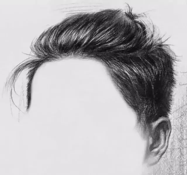  广州画室排名前三画室教你如何让你的素描头发看起来不死板粗糙有质感,30