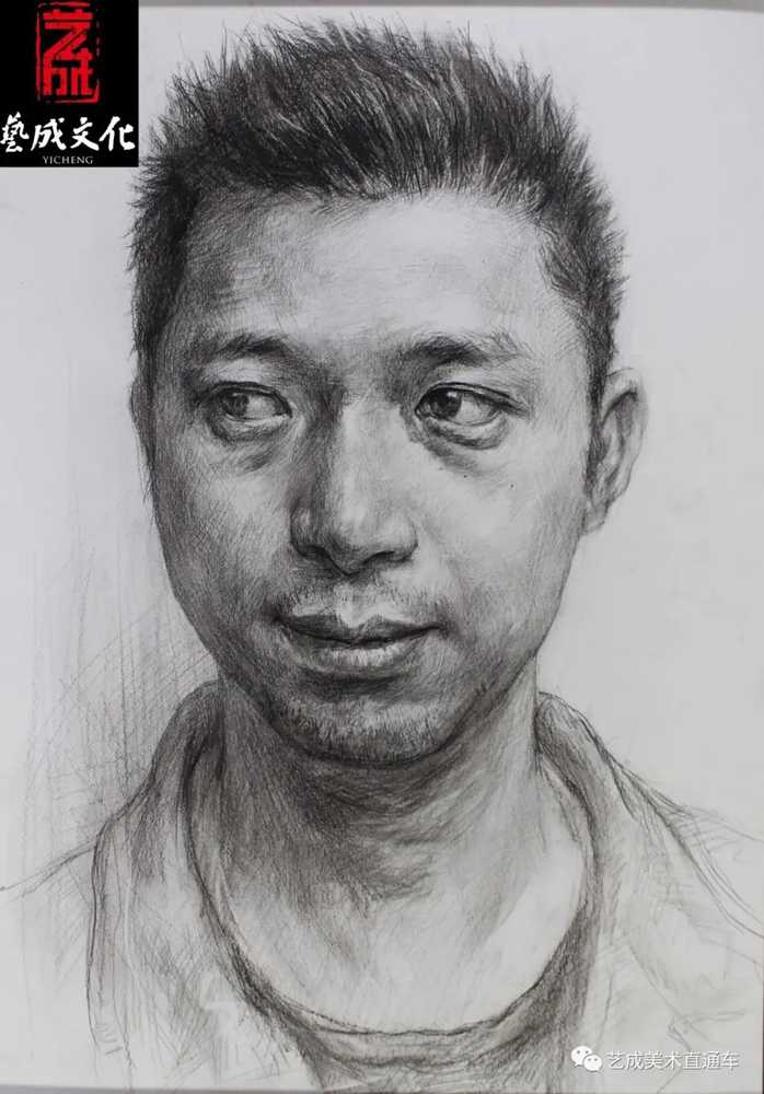 广州美术高考班带大家看看2021届广东艺成二模素描高分卷,63