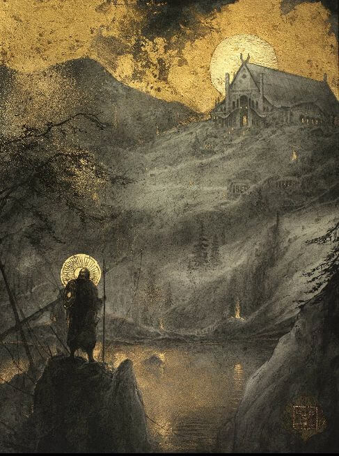 用黄金当画料的土豪画家，你见过吗？广州画室小围带你见识见识！图八