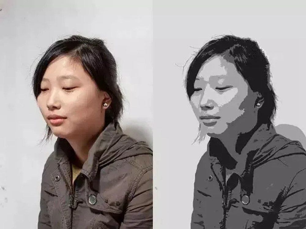 【广州画室基础巩固】女青年头像素描拿分点归纳,01