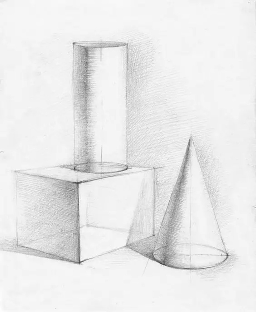 广州画室排名前十画室给你一组适合零基础临摹的素描教程,18