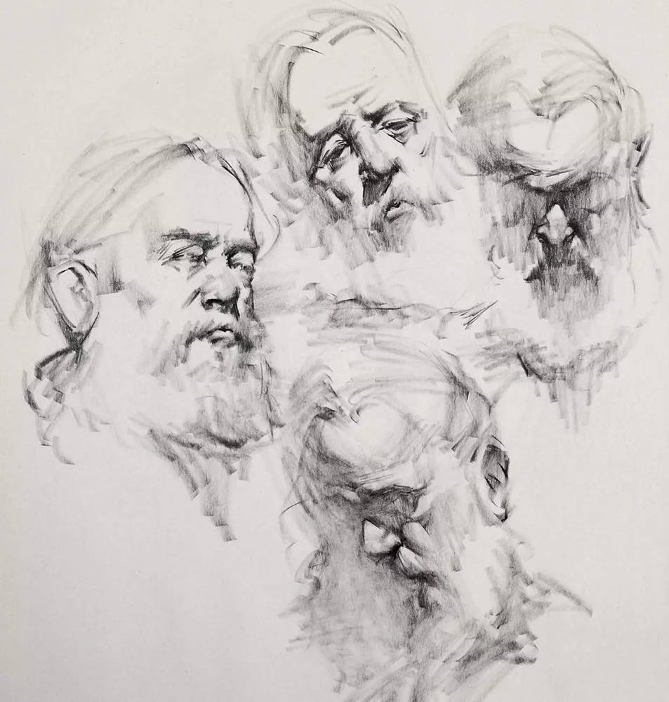 绝妙的炭笔素描，广州画室排名前三画室都炭为观止,55
