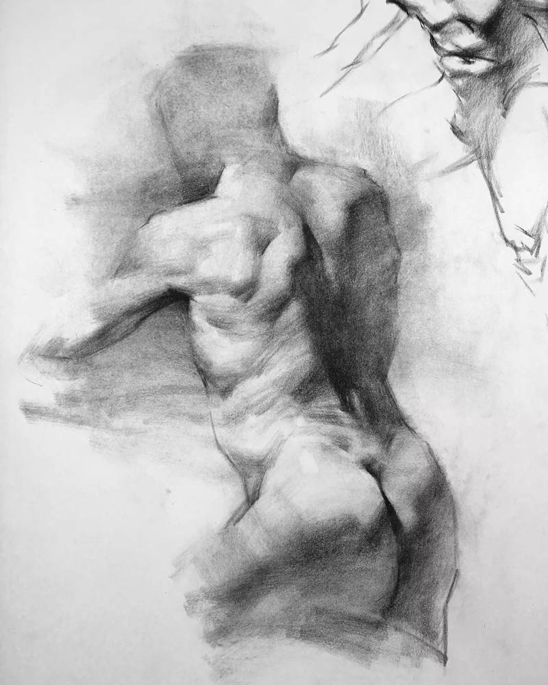 绝妙的炭笔素描，广州画室排名前三画室都炭为观止,51