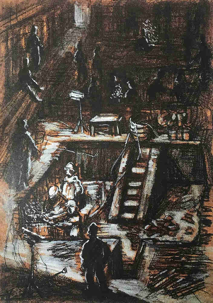 广州前十画室带你看看中央美院附中生活速写中的那些精品,12
