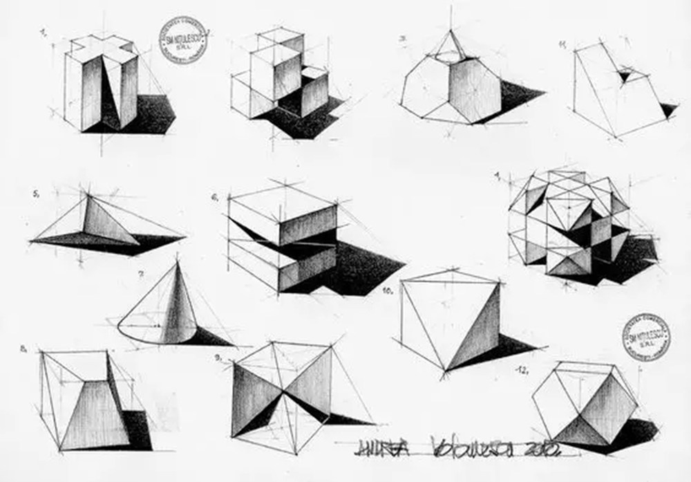 广州画室排名前十画室给你一组适合零基础临摹的素描教程,22
