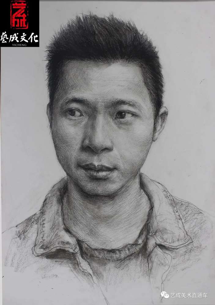 广州美术高考班带大家看看2021届广东艺成二模素描高分卷,28