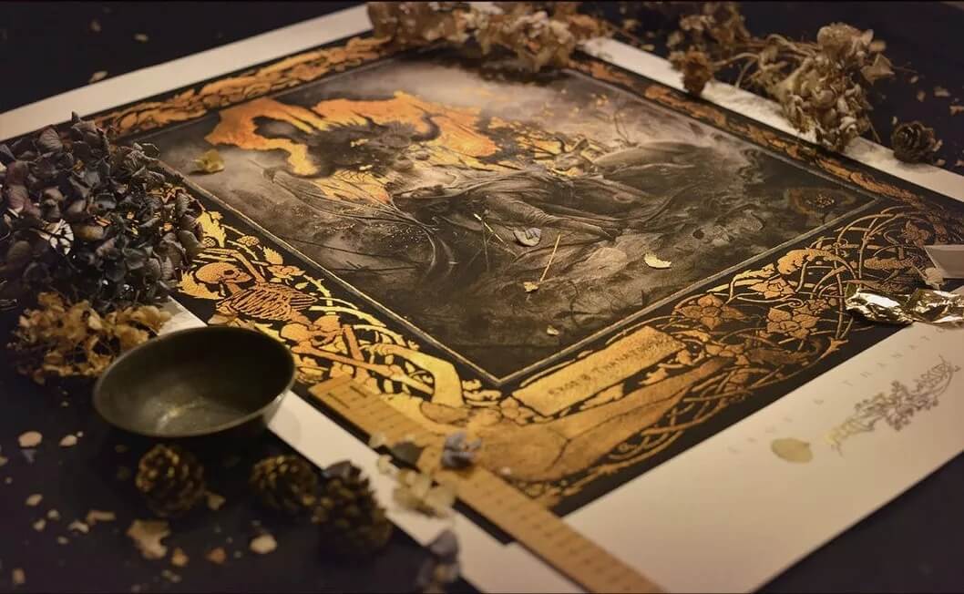 用黄金当画料的土豪画家，你见过吗？广州画室小围带你见识见识！图十二