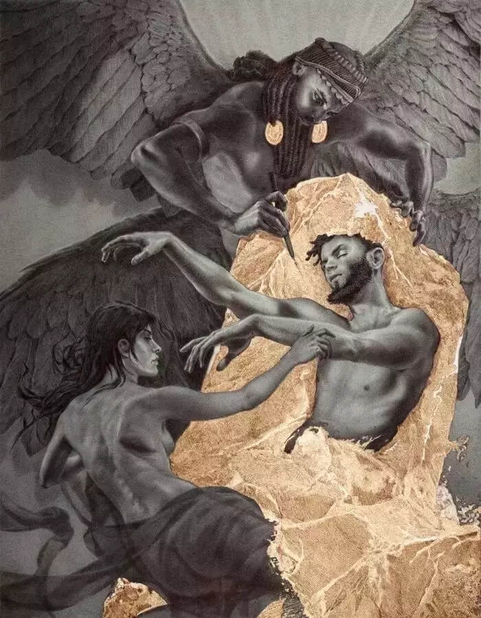 用黄金当画料的土豪画家，你见过吗？广州画室小围带你见识见识！图十九