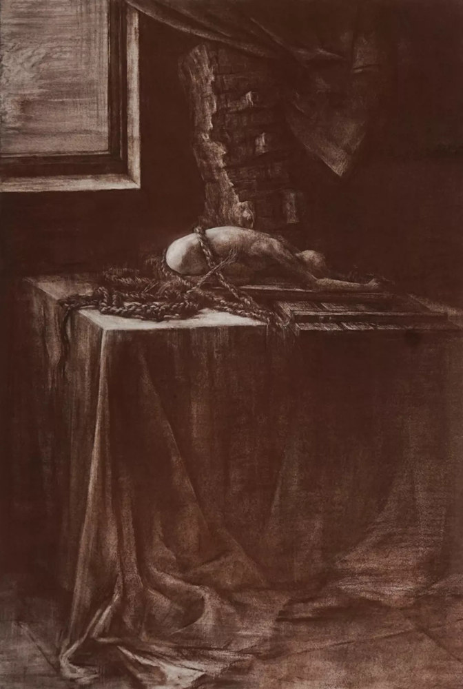 广州画室排名前三画室整理：18年西安美术学院素描留校作品,02
