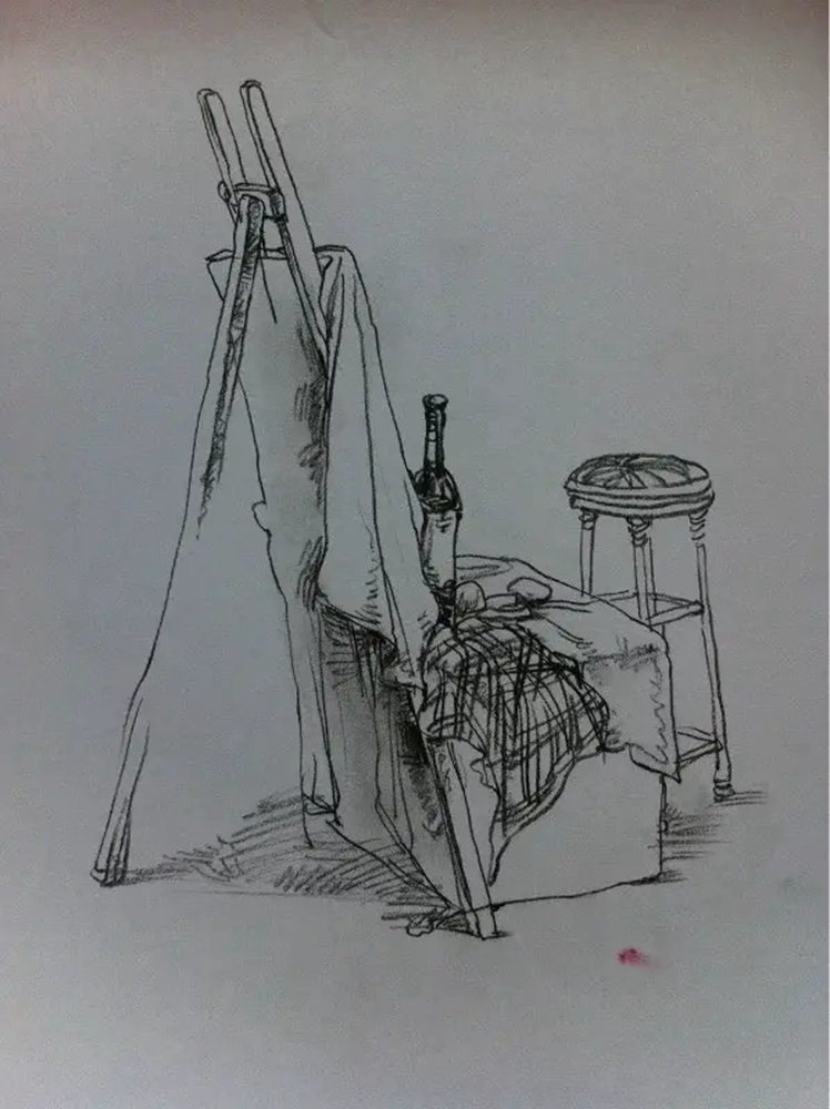 如果你正在学习线描速写，广州艺考画室觉得这52幅作品正合适你,17