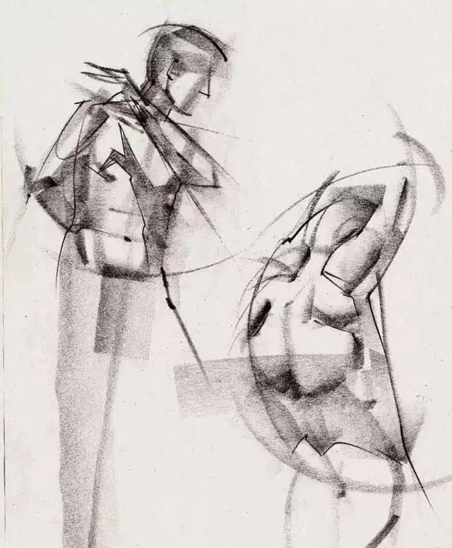 广州画室排名前三画室速写教程 | 很适合美术生临摹的速写动态作品,18