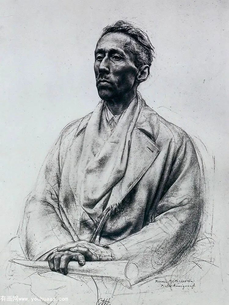 精选100幅中外大师人像作品，广州围墙画室觉得你应该收藏！附图50