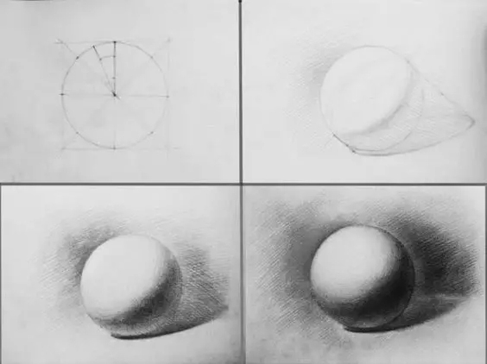 广州画室排名前十画室给你一组适合零基础临摹的素描教程,26