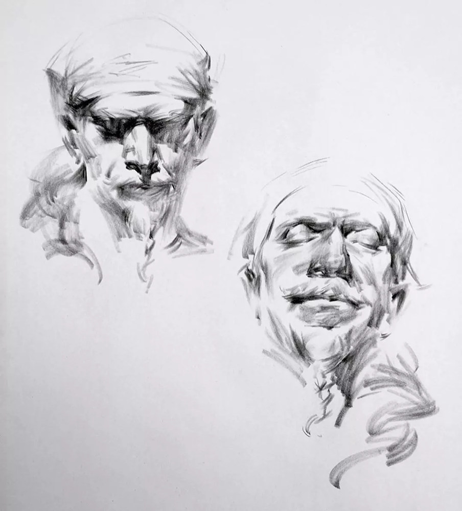 绝妙的炭笔素描，广州画室排名前三画室都炭为观止,04
