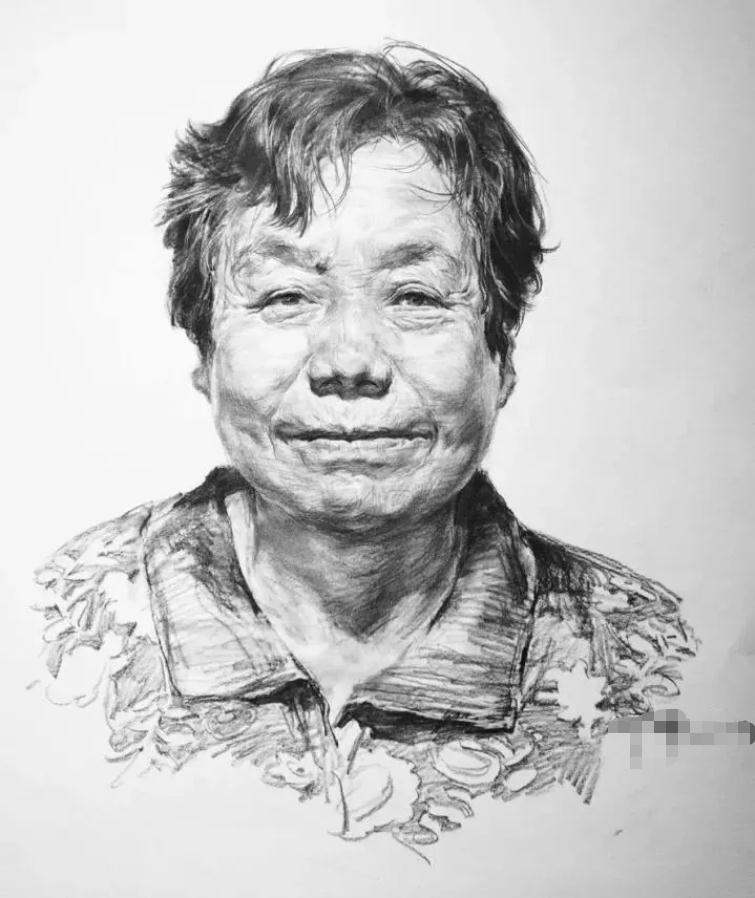  广州画室排名前三画室教你如何让你的素描头发看起来不死板粗糙有质感,56